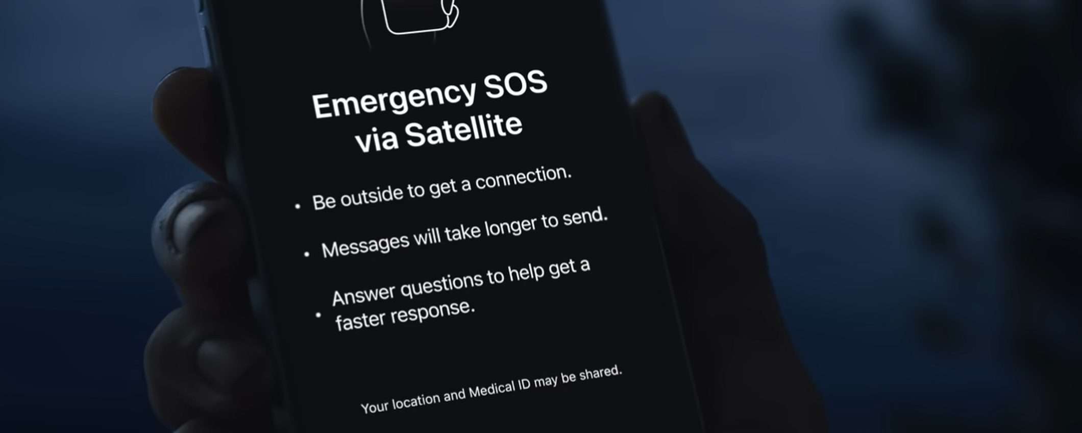 iOS 16: SOS via satellite sta finalmente per arrivare
