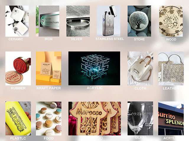 I materiali che è possibile lavorare con l'incisore laser LONGER RAY5 10W