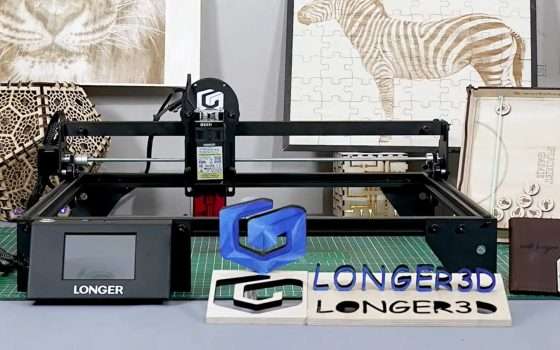 Preciso e sicuro, l'incisore laser LONGER RAY5 10W è in sconto