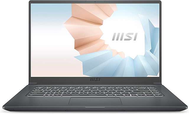 Il laptop MSI Modern 15