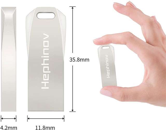 La pendrive USB 3.0 di Hephinov da 128 GB