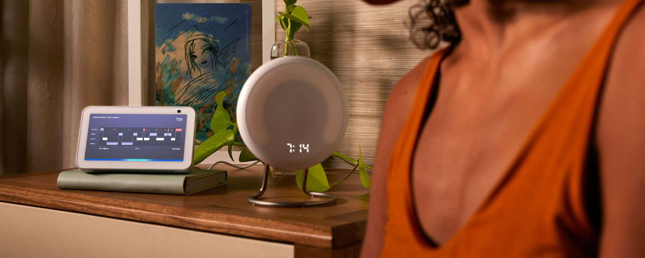 Amazon Halo Rise per il monitoraggio del sonno