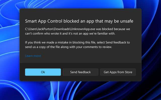 Windows 11 2022 Update: Smart Control App per la sicurezza