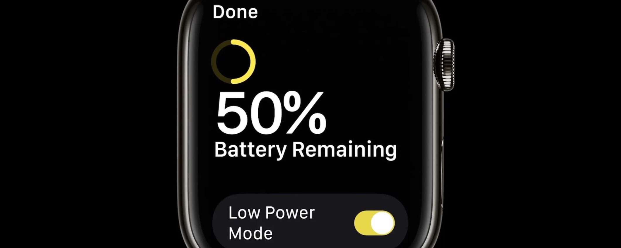 watchOS 9: nuova Low Power Mode su Apple Watch 4 e seguenti
