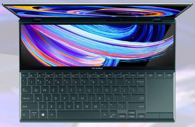 Il laptop ASUS ZenBook Duo 14 con due display