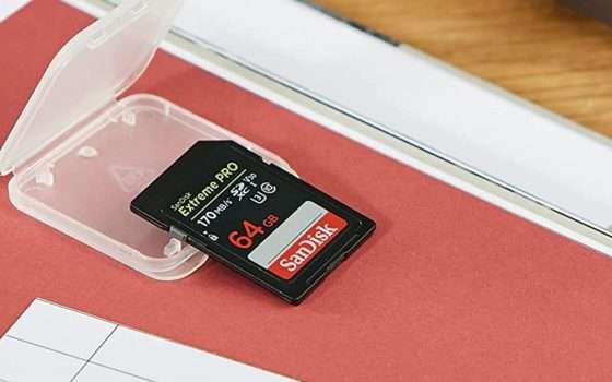 Scheda microSDXC SanDisk: offerta Prime da paura, solo 19€