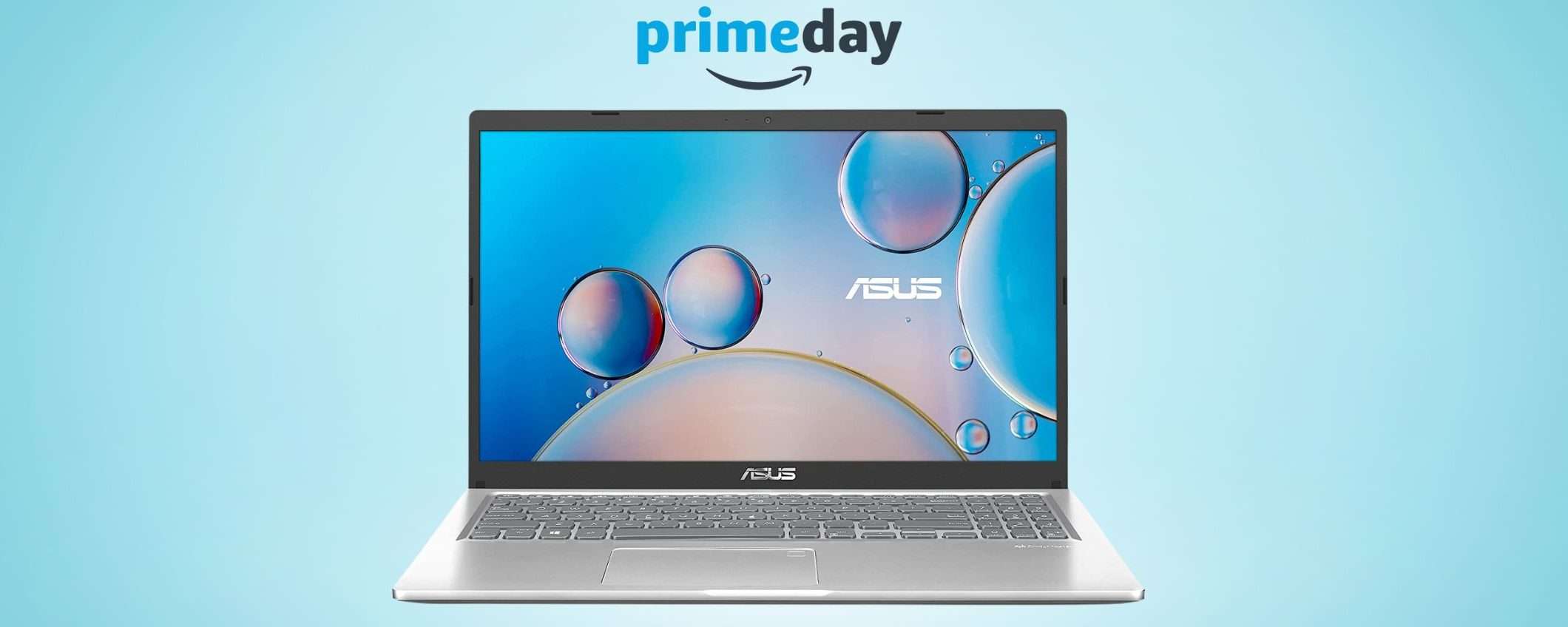 Laptop ASUS con W11, i5, RAM 8G e SSD 512GB: offerta Prime (-250€)