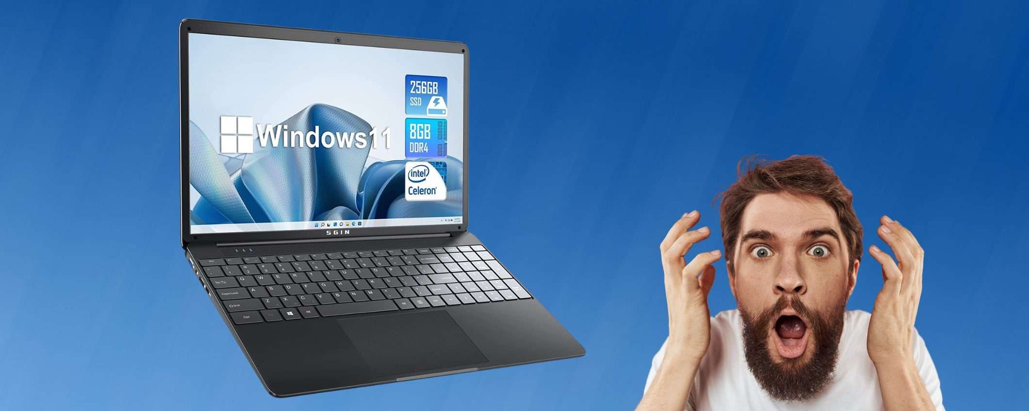 Laptop con Windows 11: errore di prezzo su Amazon? 600 euro di sconto