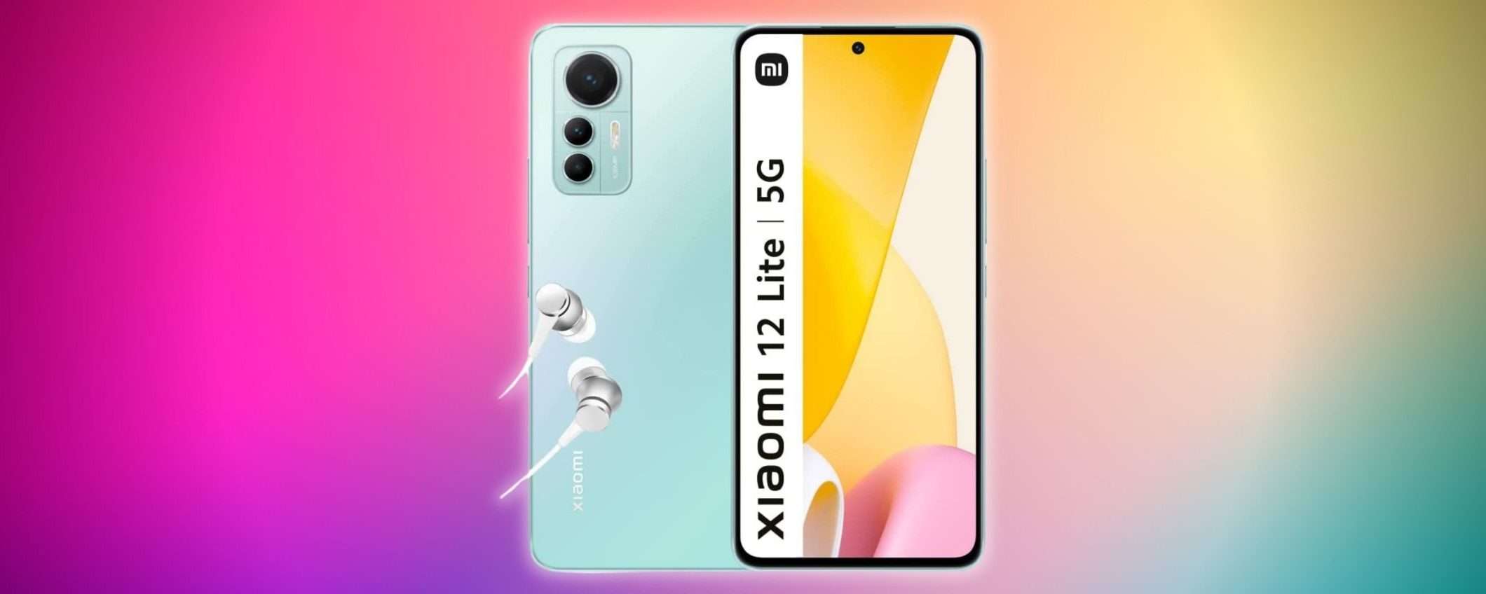 Xiaomi 12 Lite 5G è già al minimo storico: sconto di quasi 80€