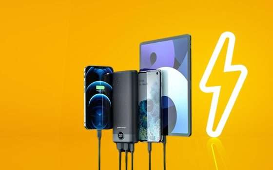 Addio batteria scarica con questo Power Bank: sconto + coupon Amazon
