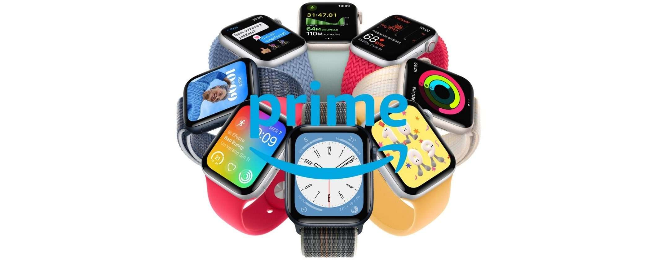 Apple Watch SE GPS+Cellular 2022: prezzo REGALO con le Offerte Prime