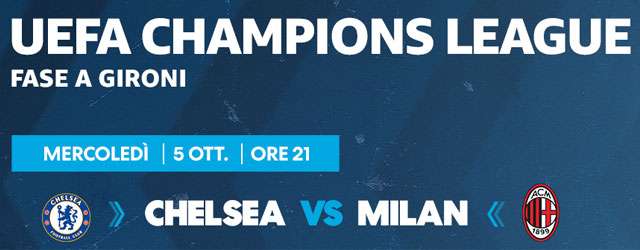 Chelsea-Milan di Champions League: guardala in streaming gratis su Prime Video
