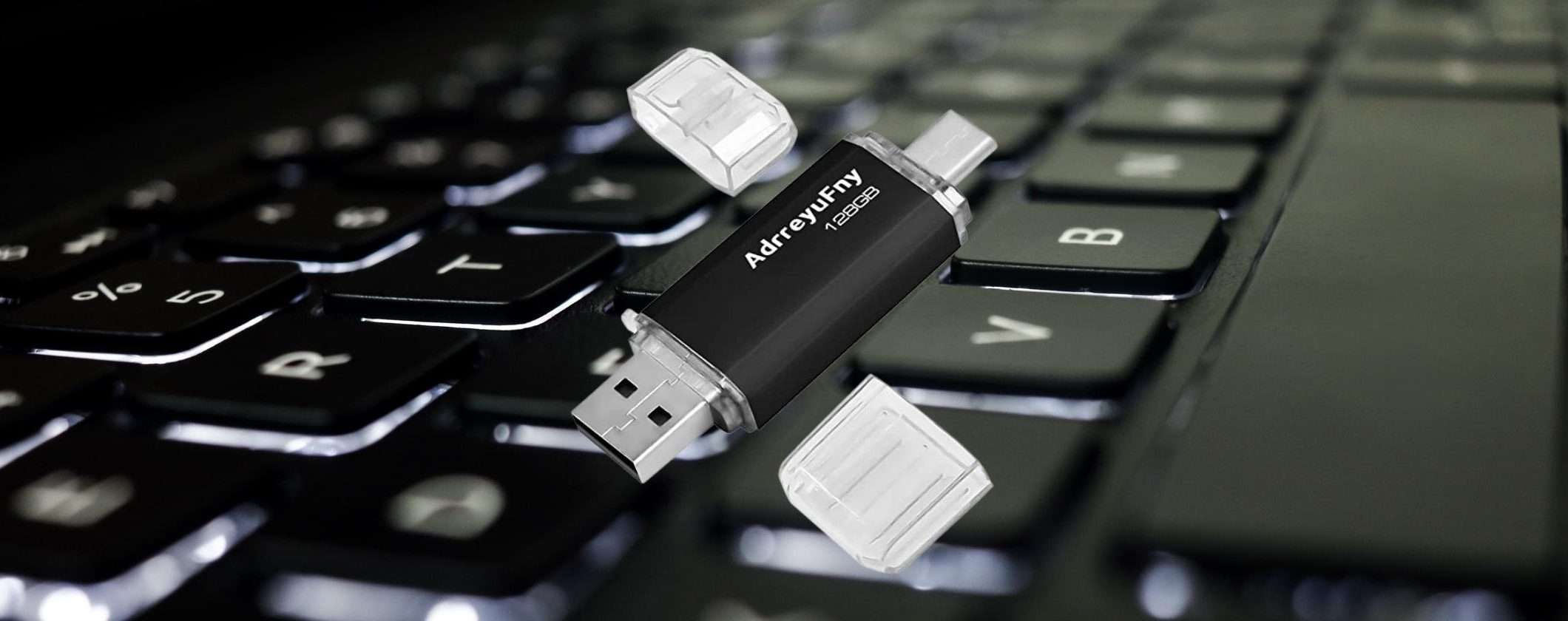 Chiavetta USB 2 in 1 a soli 9€: 128GB compatibili per PC e smartphone