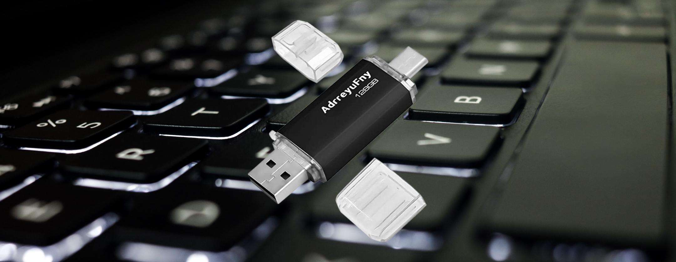 Chiavetta USB OTG 2 In 1 Di Tipo C In Metallo 128 ... – Grandado - Foto 5