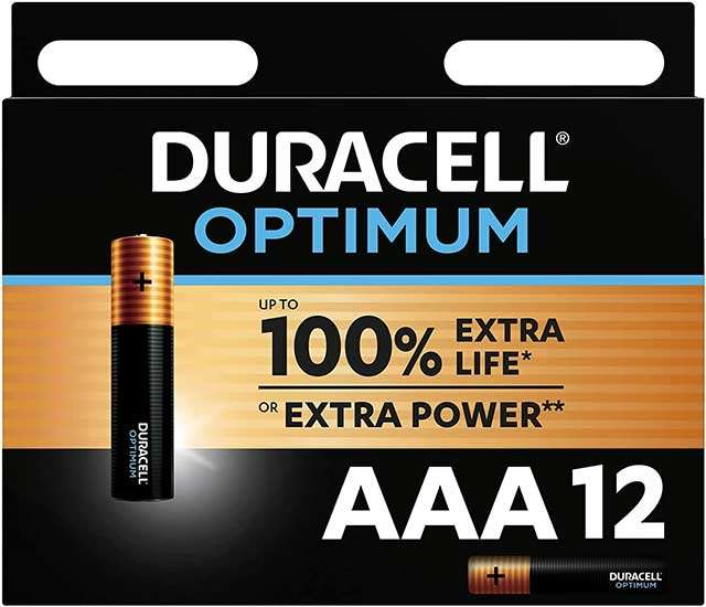Le batterie Duracell Optimum AAA
