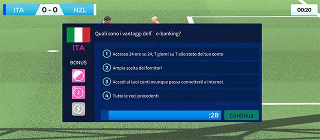 Financial Soccer: il gioco di Visa per l'educazione finanziaria