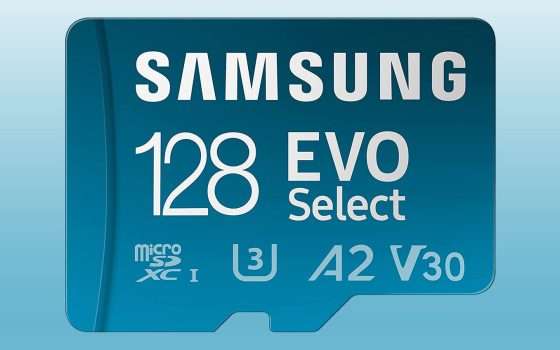Black Friday: microSD 128GB Samsung a metà prezzo