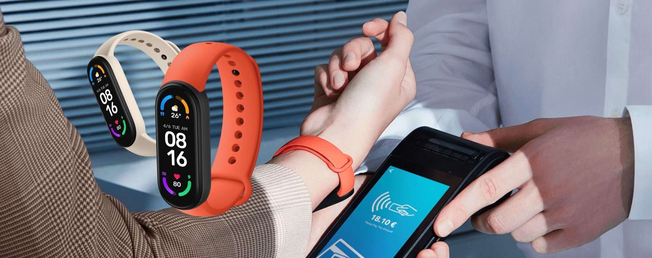 Xiaomi Mi Smart Band 6 NFC: ottimo sconto per questa utile smartband