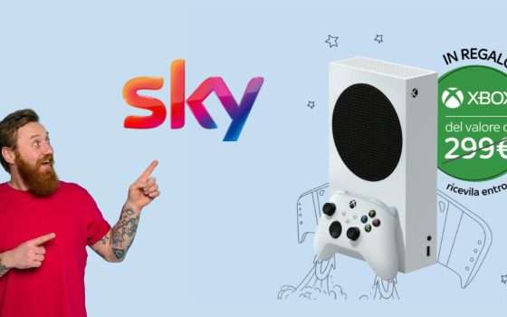 Offerte Black Friday Sky: ricevi una Xbox Series S in regalo