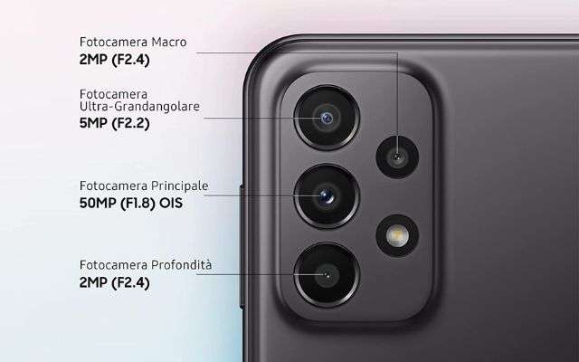 Samsung Galaxy A23 fotocamera