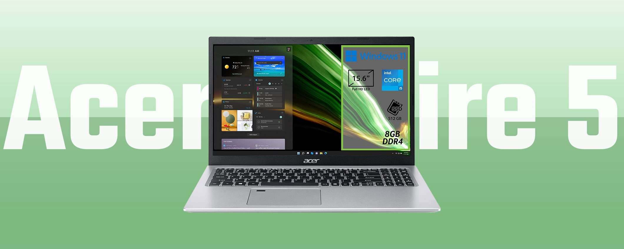 Prezzo stracciato per il laptop Acer Aspire 5