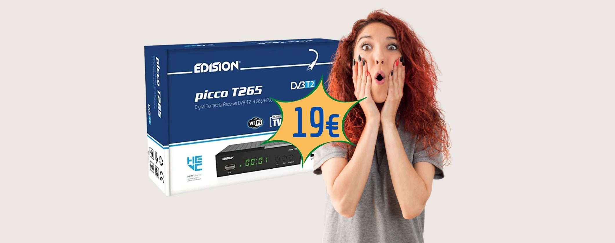 Digitale terrestre Black Friday Amazon: il decoder a 19€ è OTTIMO