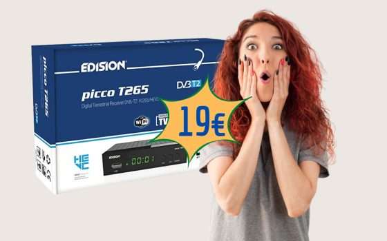 Digitale terrestre Black Friday Amazon: il decoder a 19€ è OTTIMO