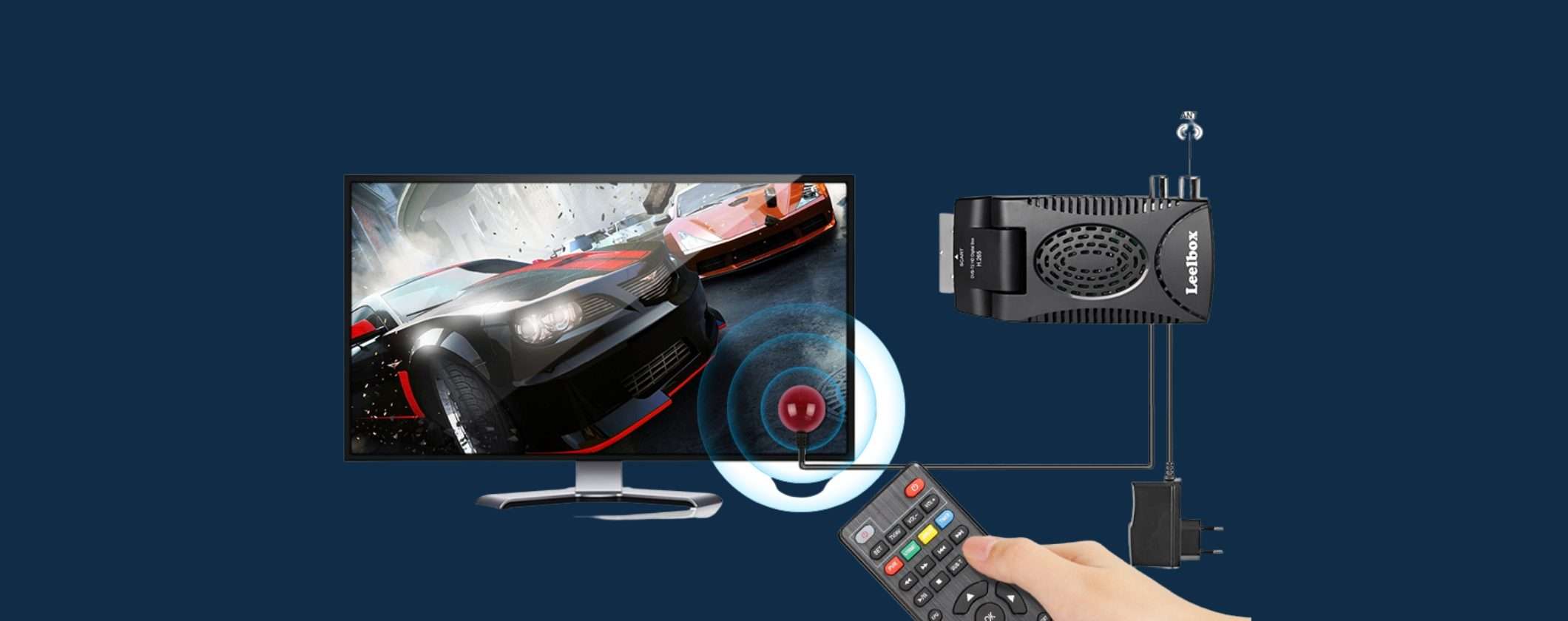 Digitale terrestre: decoder INVISIBILE a meno di 20€ su Amazon