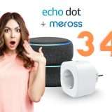FOLLIA Amazon: 2 Echo Dot + Presa Intelligente Meross a 34€