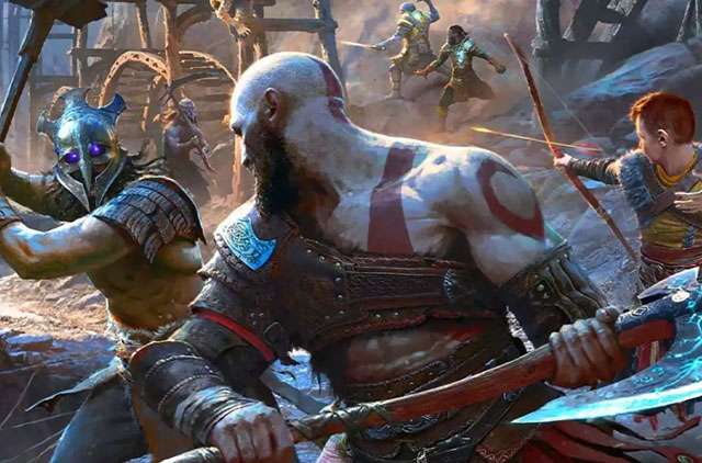 Kratos e il figlio Atreus in God of War: Ragnarok