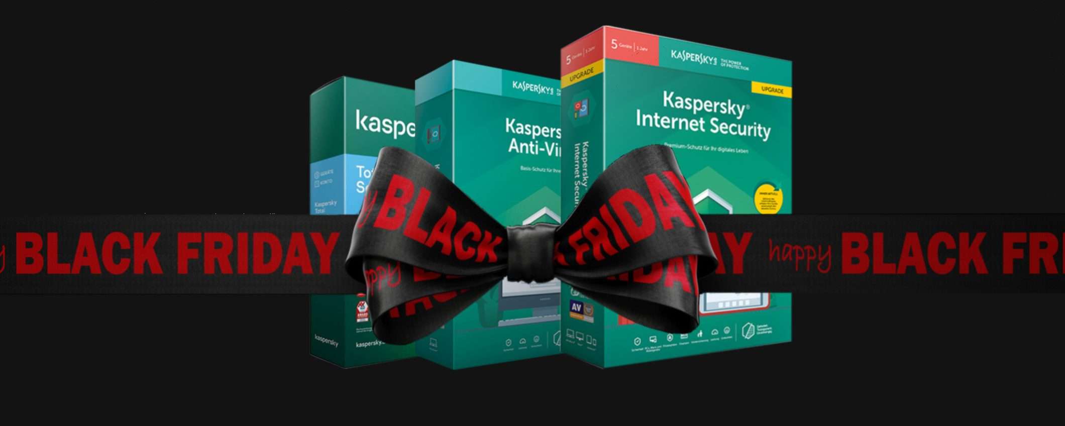 Black Friday di Kaspersky: 3 software Antivirus con l'80% di sconto