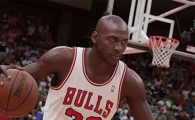 Micheal Jordan nel gioco NBA 2K23