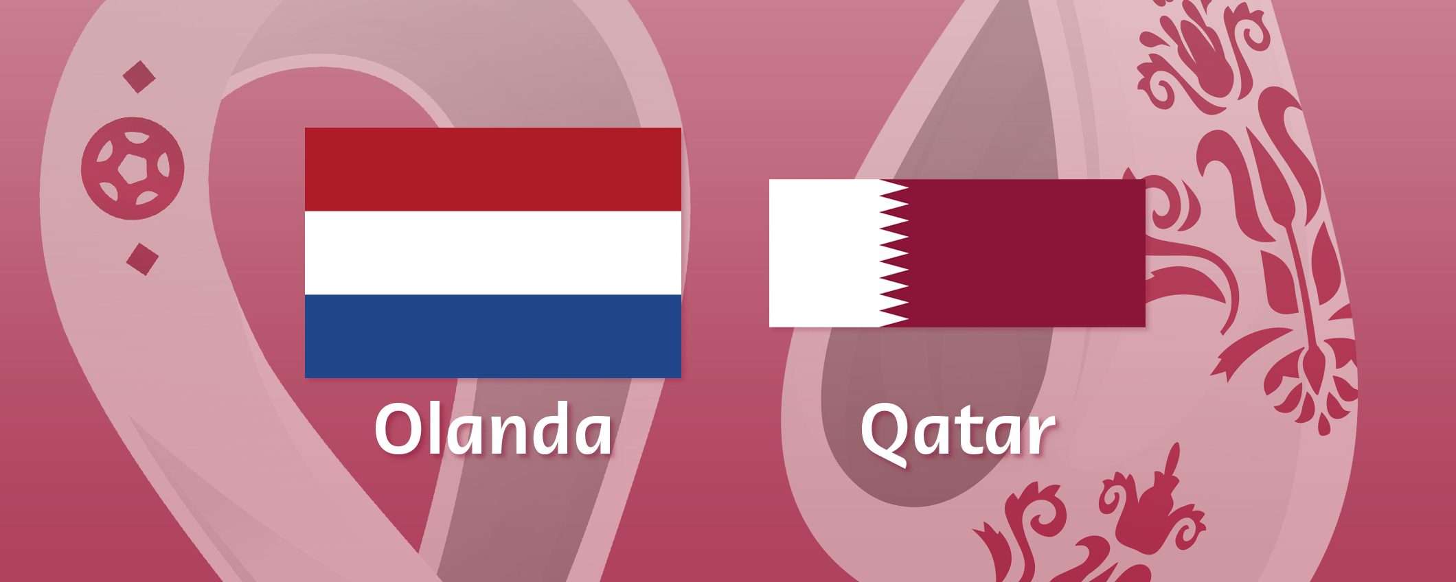 Come vedere Olanda-Qatar in streaming