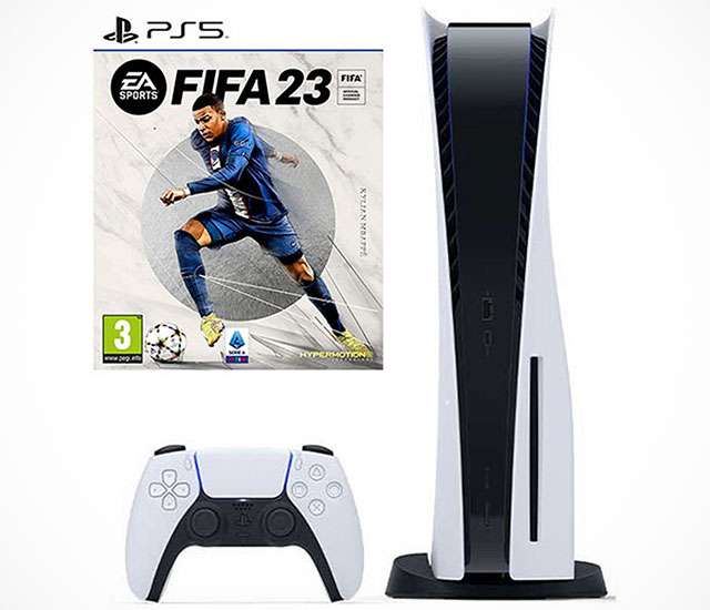 Il bundle con PS5 (Standard Edition) e FIFA 23