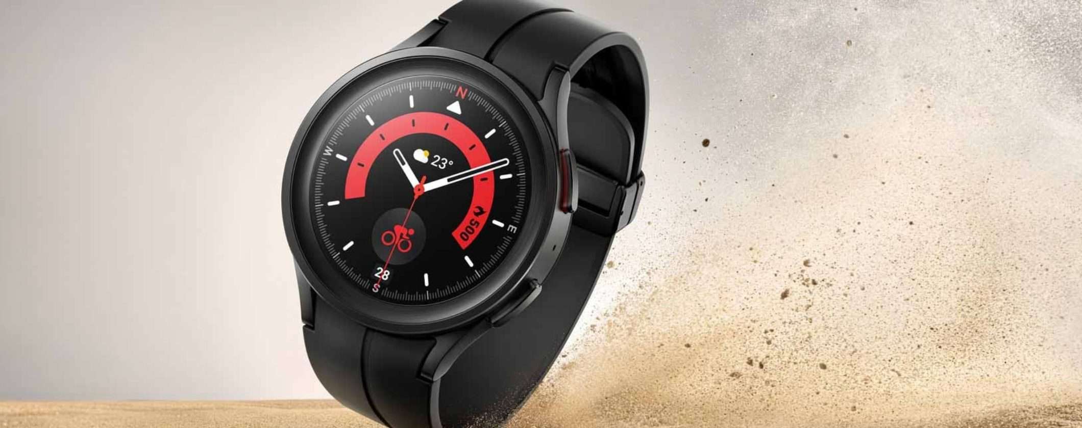 Samsung Galaxy Watch5 Pro torna a 284€ al Black Friday Amazon