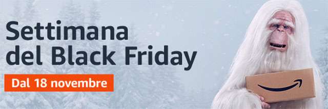 La lunga Settimana del Black Friday su Amazon inizia il 18 novembre