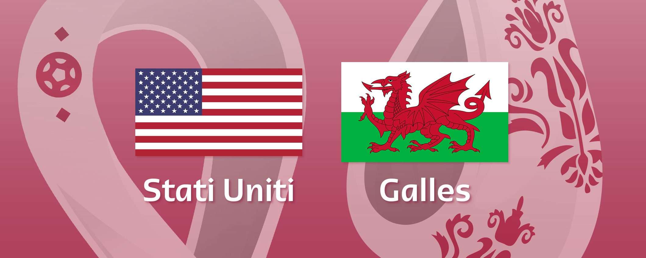 Come vedere Stati Uniti-Galles in streaming (Mondiali)