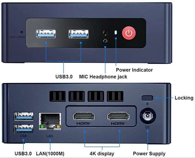 Beelink Mini S: Mini PC con processore Intel e Windows 11