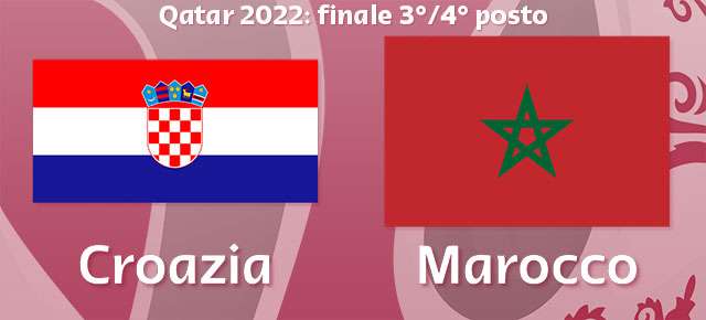 Croazia-Marocco (Mondiali di Calcio, Qatar 2022)