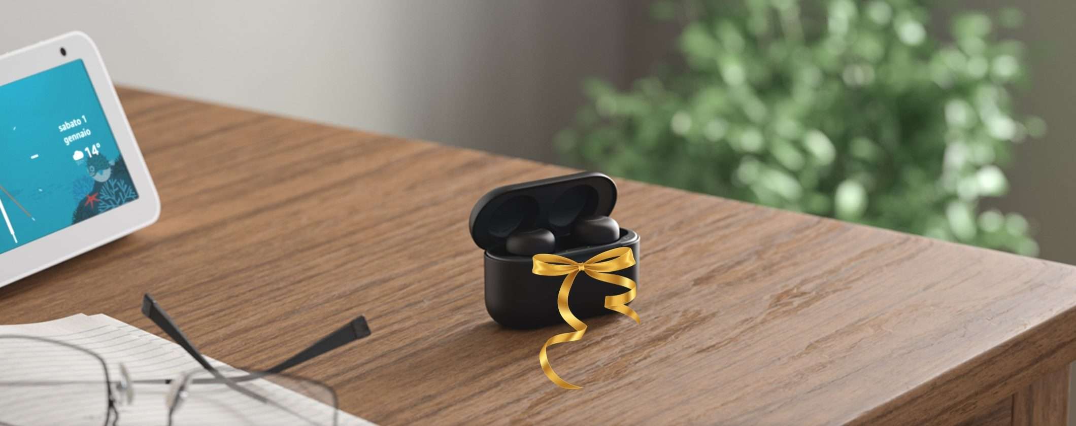 Regala un ascolto perfetto con gli Echo Buds 2 (-33%)