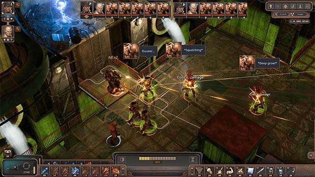 Uno screenshot per il gameplay di Encased