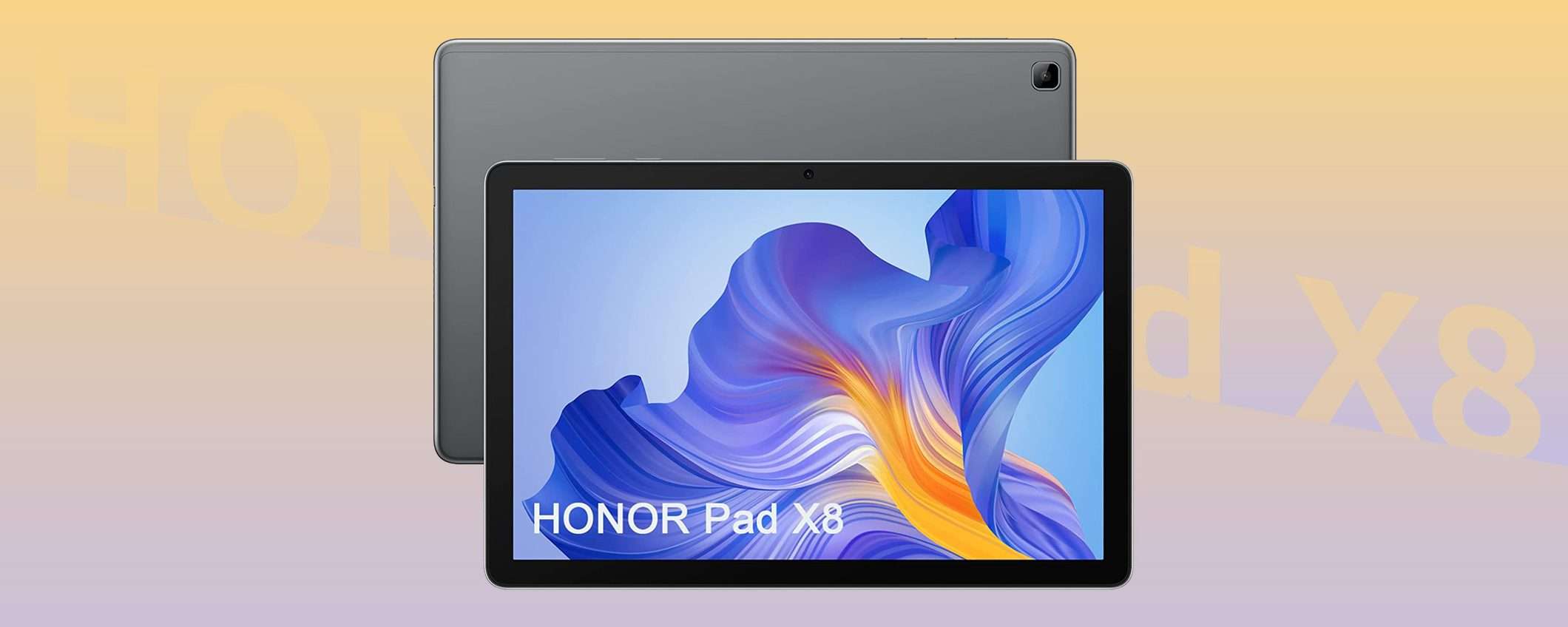 HONOR Pad X8: coupon di fine anno per il tablet