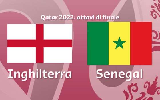 Come vedere Inghilterra-Senegal in streaming