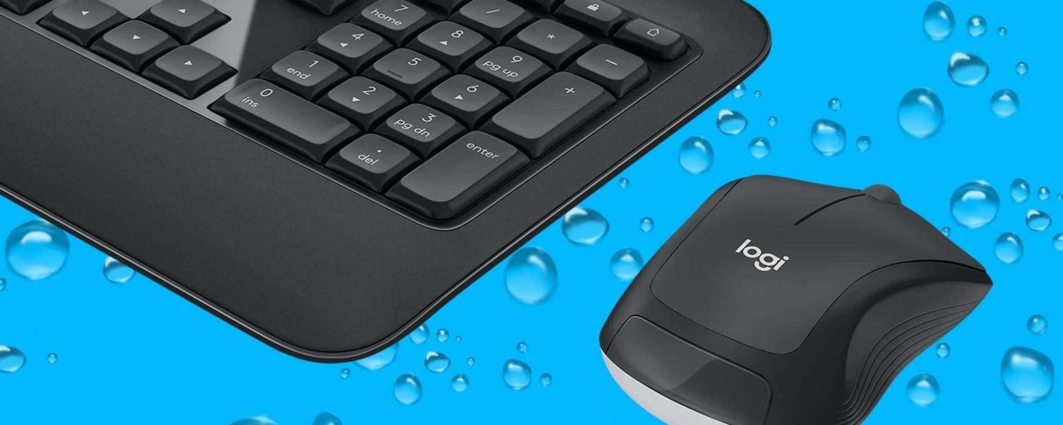 Logitech MK540: mouse+tastiera wireless, sconto 53%