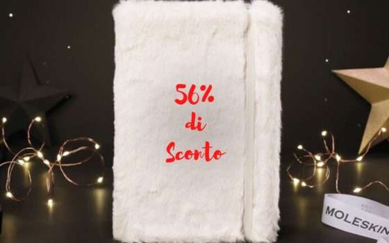 Moleskine, l'agenda perfetta 18 mesi, è in offerta al 56% di sconto