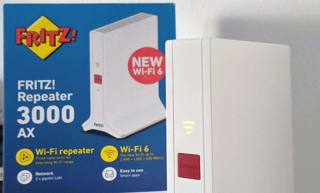 FRITZ!Repeater 3000 AX, il ripetitore di AVM con FRITZ!OS e Wi-Fi 6