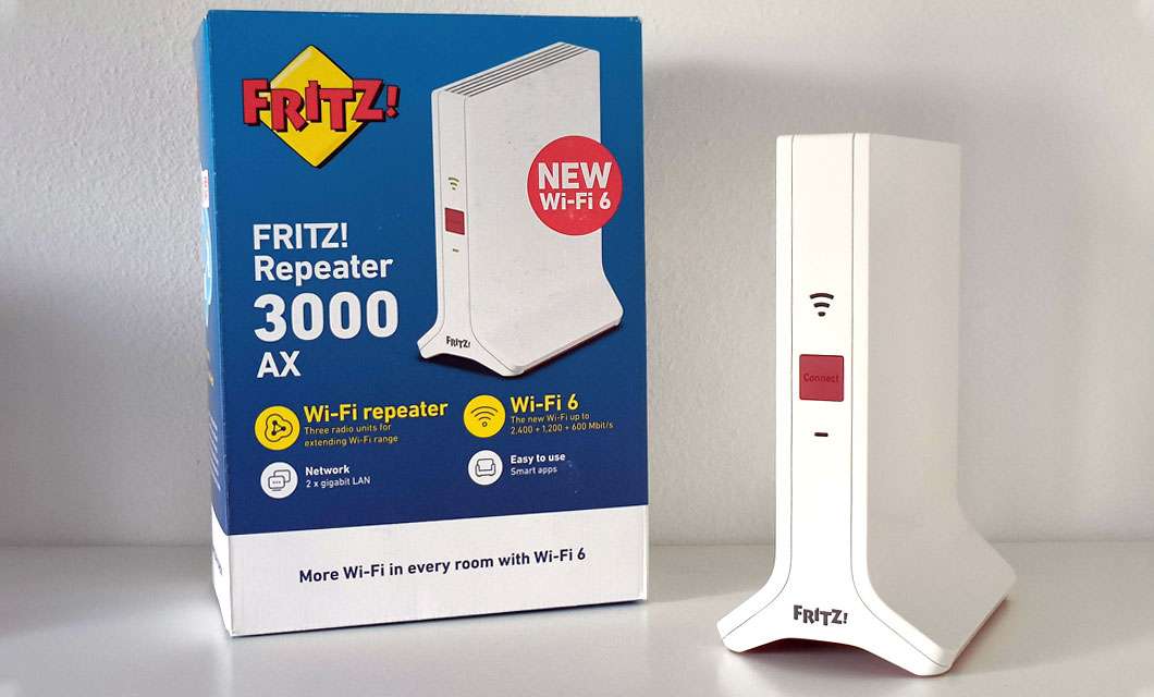 FRITZ!Repeater 3000 AX, il ripetitore di AVM con FRITZ!OS e Wi-Fi 6