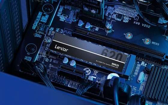 SSD interno Lexar NM620 da 1TB al suo MINIMO STORICO su Amazon