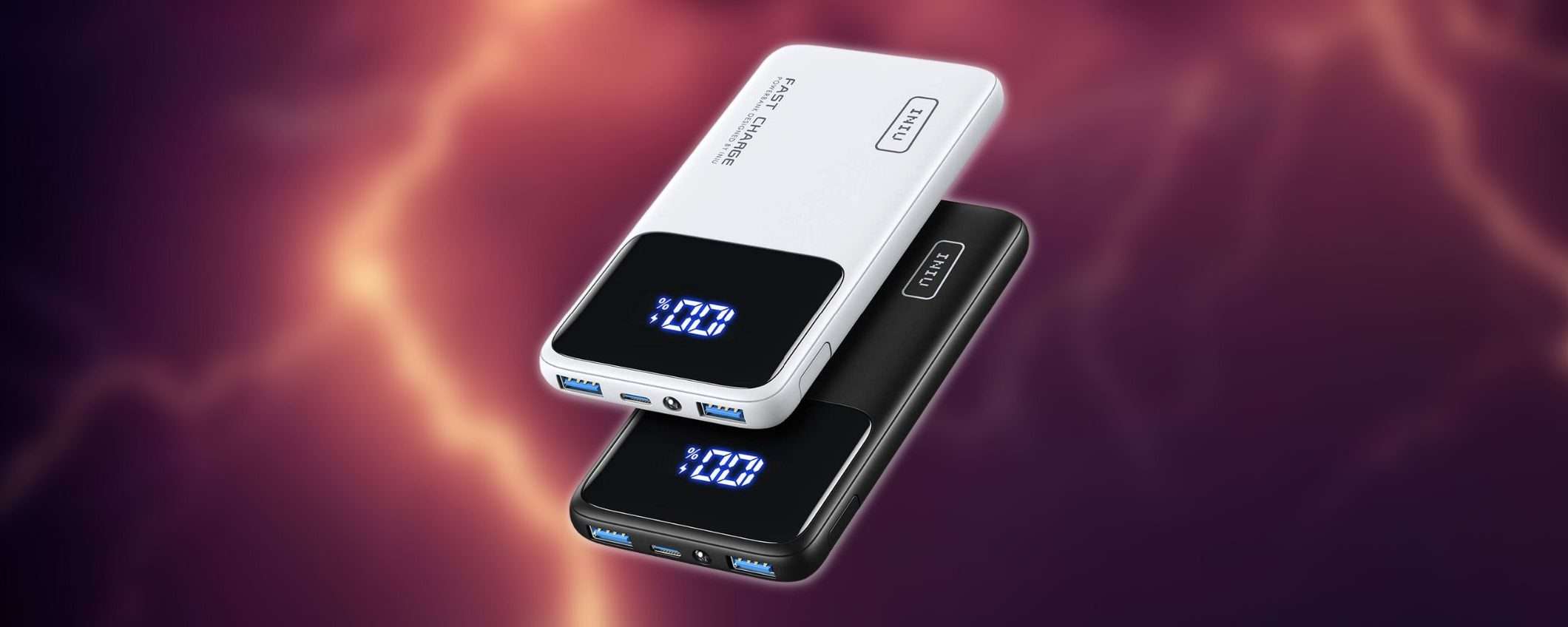 2 Powerbank 10500mAh al prezzo di 1: offerta coupon Amazon