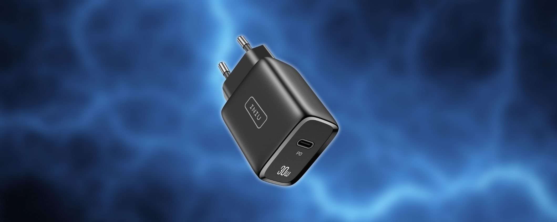 Caricabatterie 30W in super offerta a 8 euro su Amazon